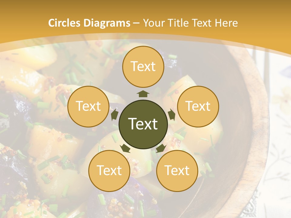 Sauce Vegetarian Variation PowerPoint Template