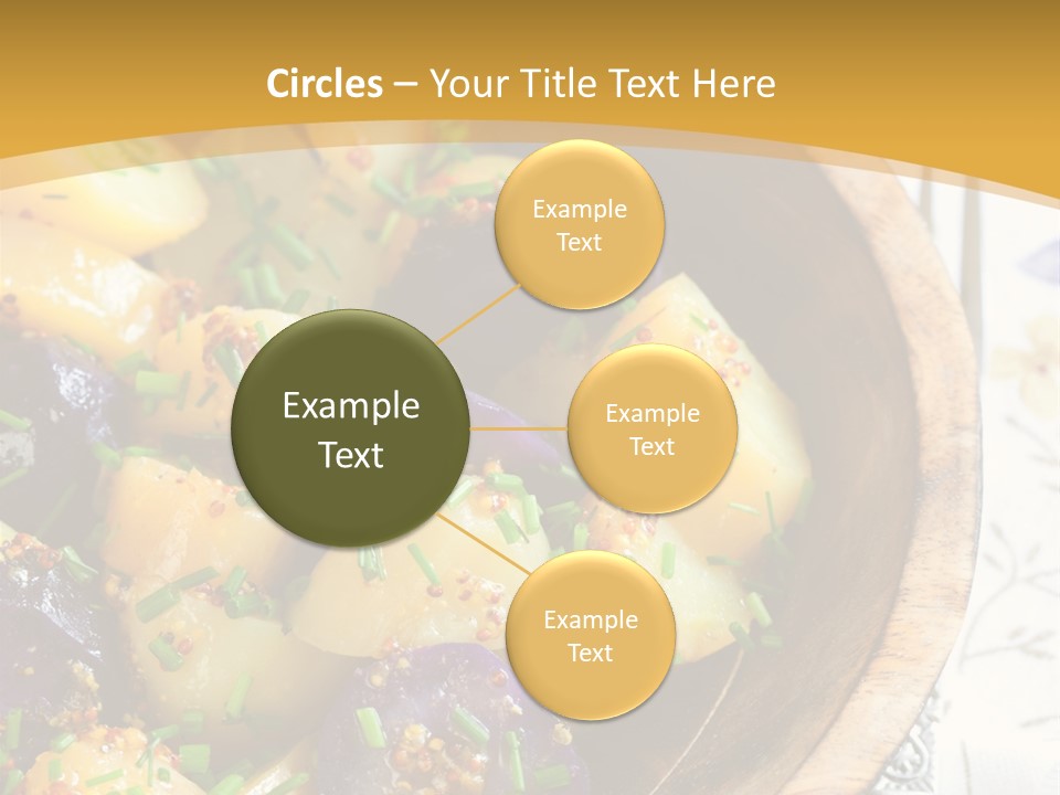 Sauce Vegetarian Variation PowerPoint Template