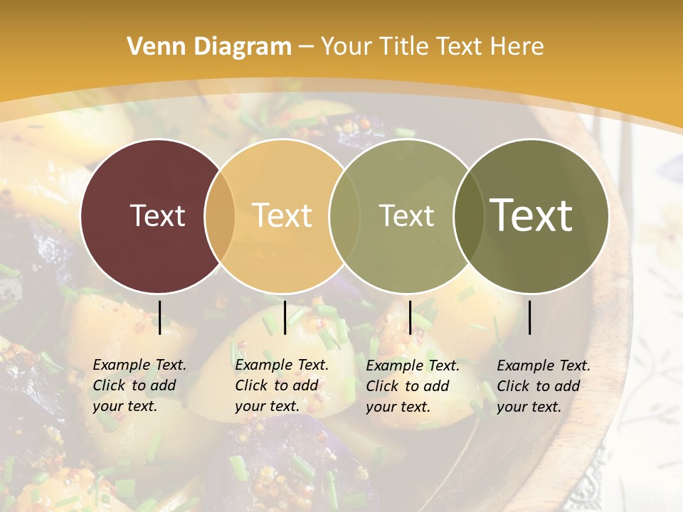 Sauce Vegetarian Variation PowerPoint Template