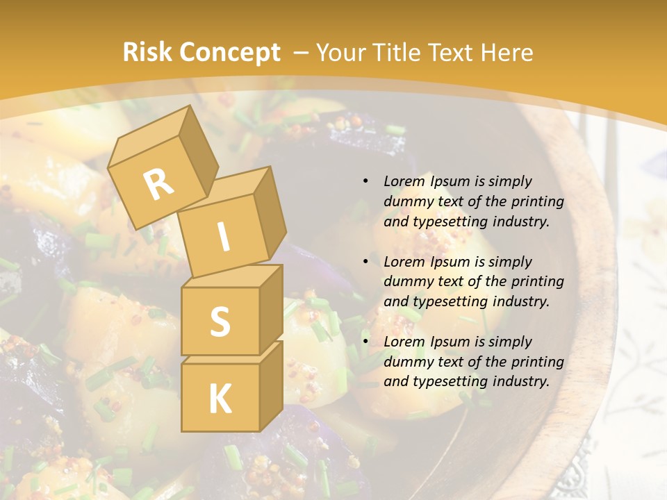 Sauce Vegetarian Variation PowerPoint Template