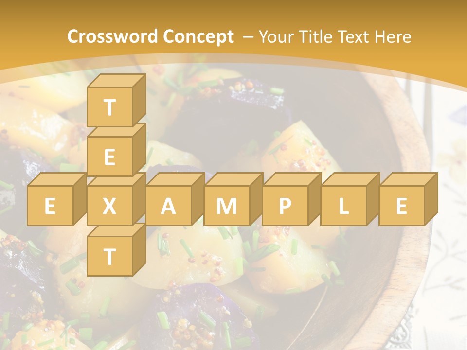 Sauce Vegetarian Variation PowerPoint Template