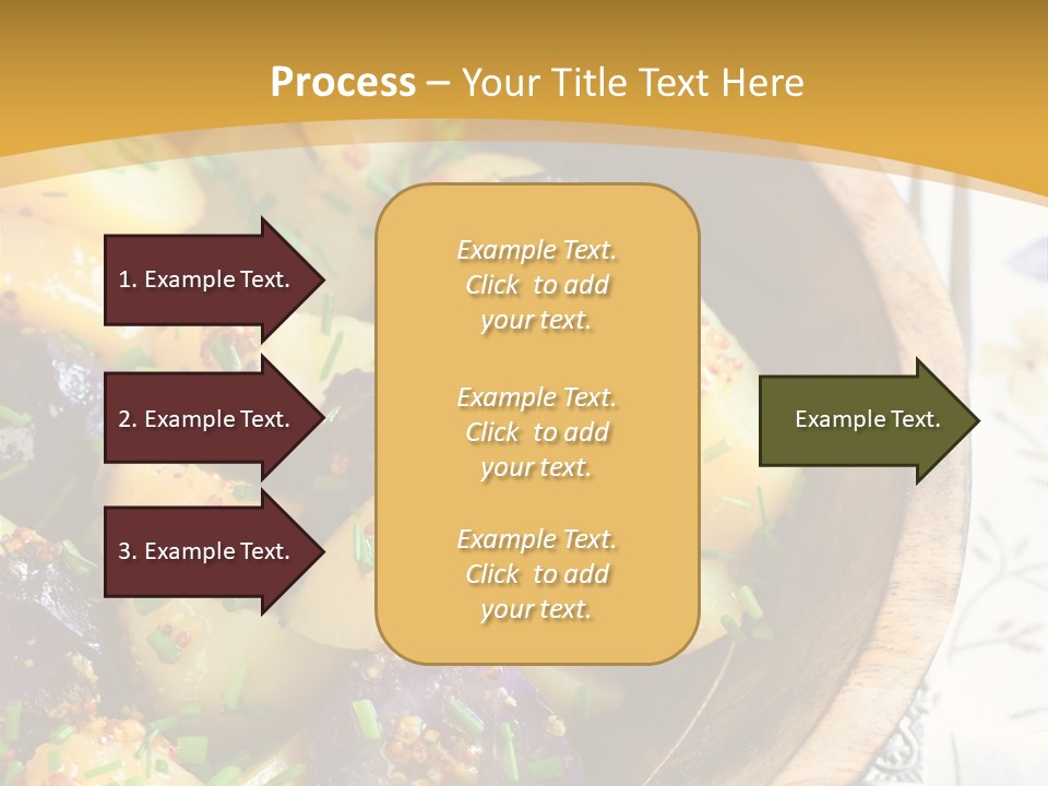 Sauce Vegetarian Variation PowerPoint Template
