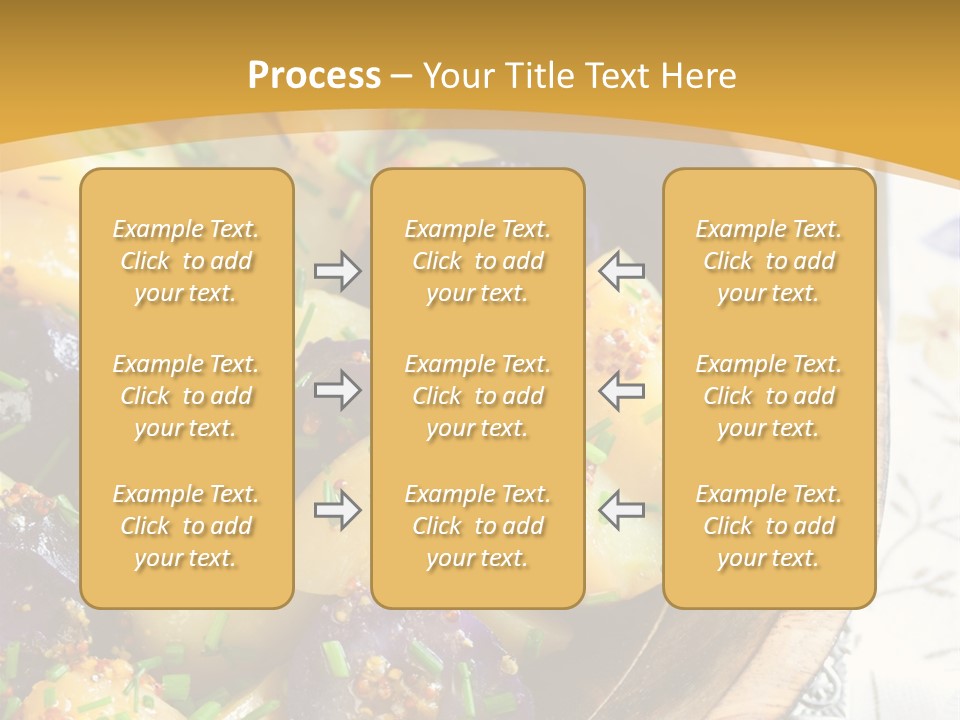 Sauce Vegetarian Variation PowerPoint Template