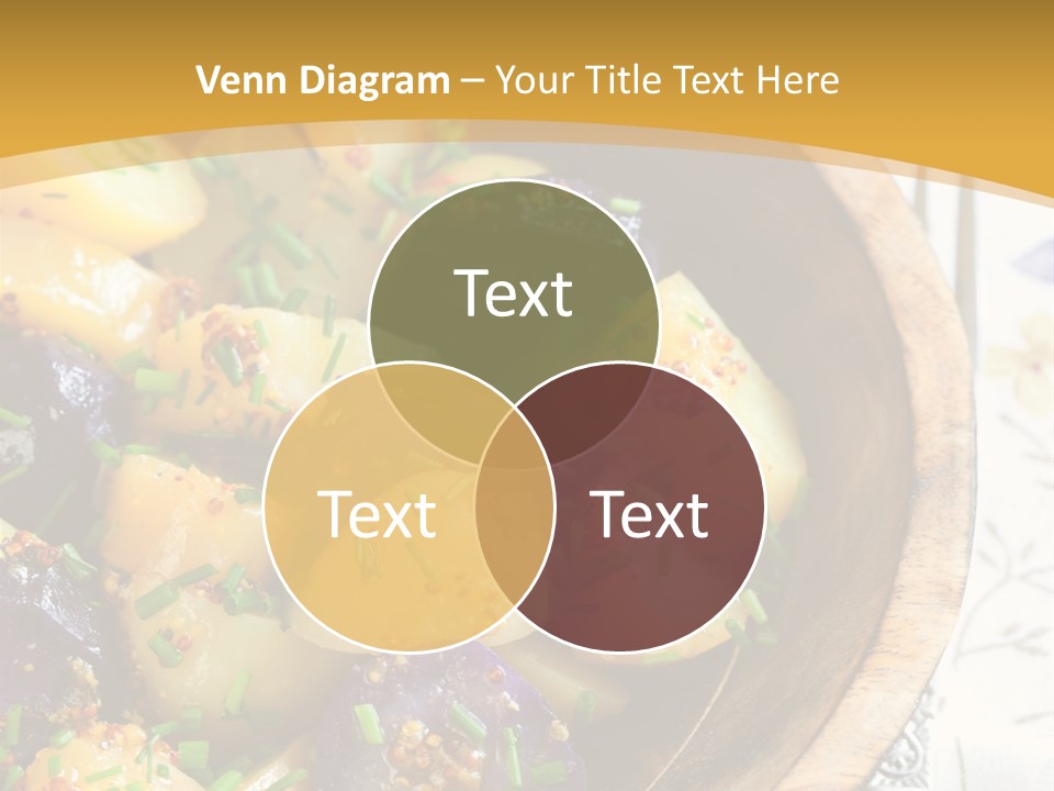Sauce Vegetarian Variation PowerPoint Template