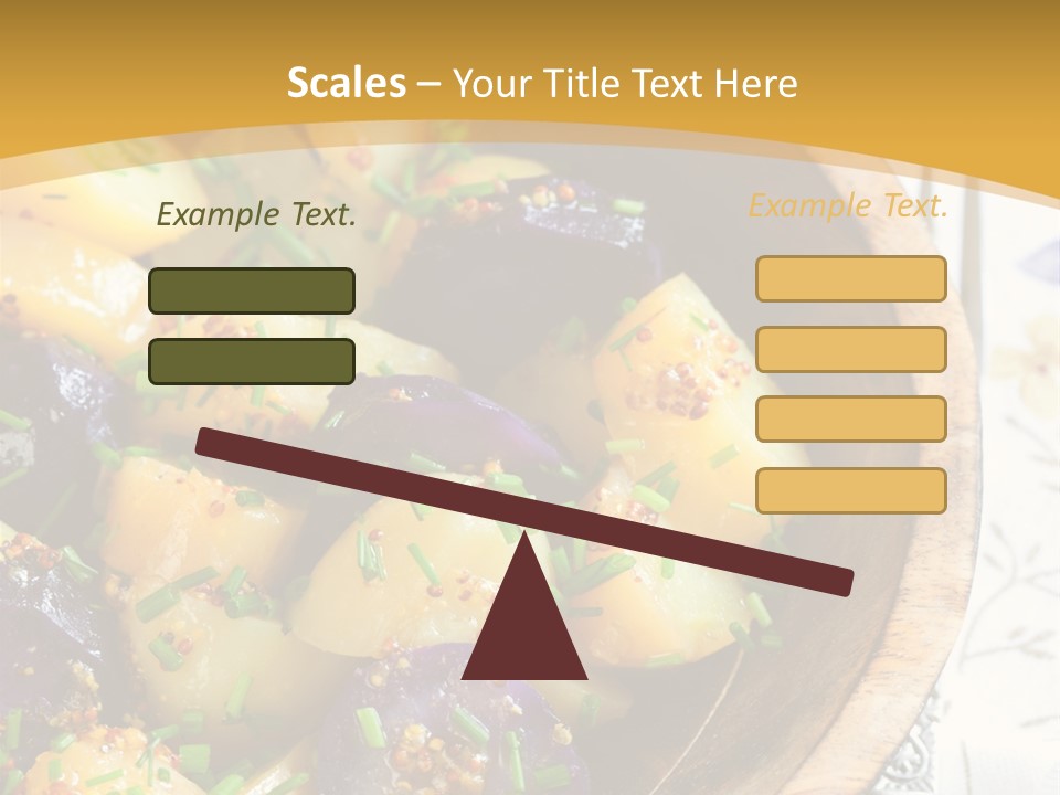Sauce Vegetarian Variation PowerPoint Template