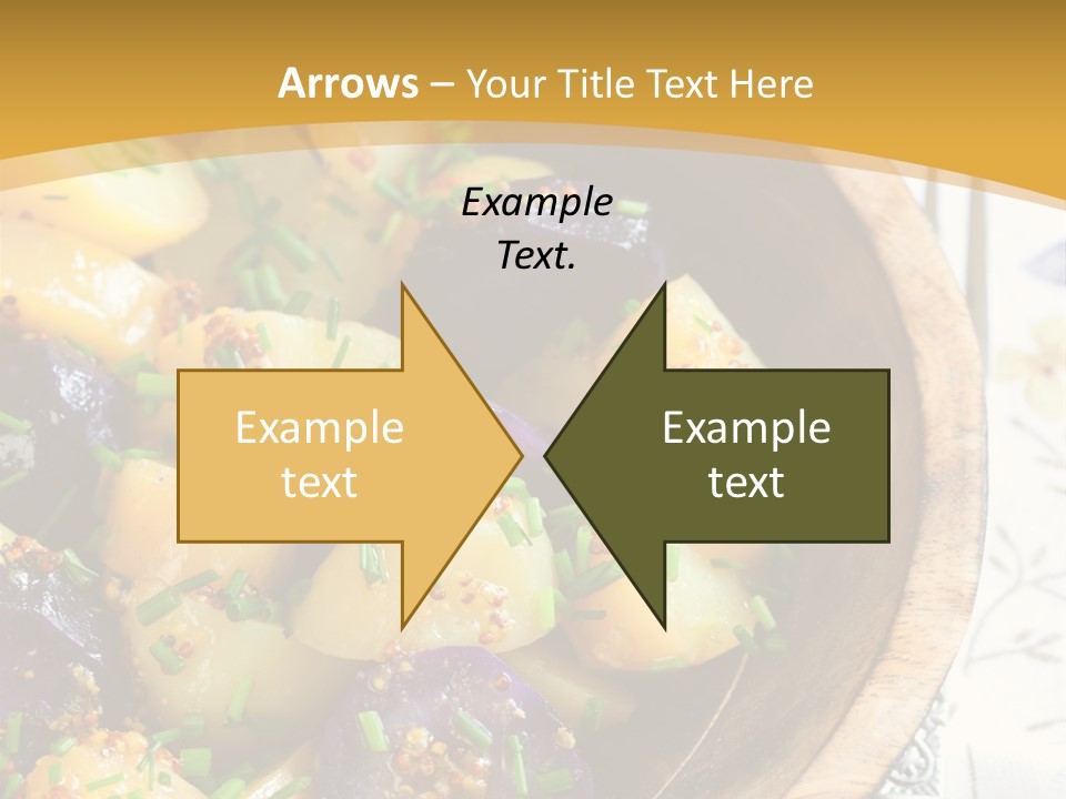 Sauce Vegetarian Variation PowerPoint Template