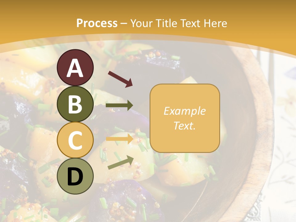 Sauce Vegetarian Variation PowerPoint Template