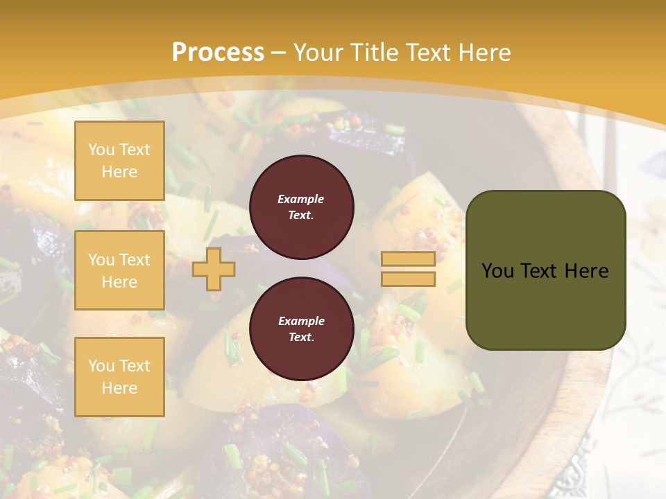 Sauce Vegetarian Variation PowerPoint Template