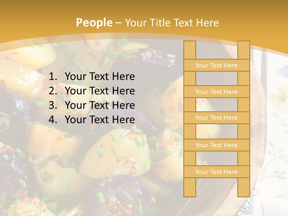 Sauce Vegetarian Variation PowerPoint Template