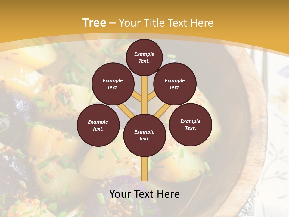 Sauce Vegetarian Variation PowerPoint Template