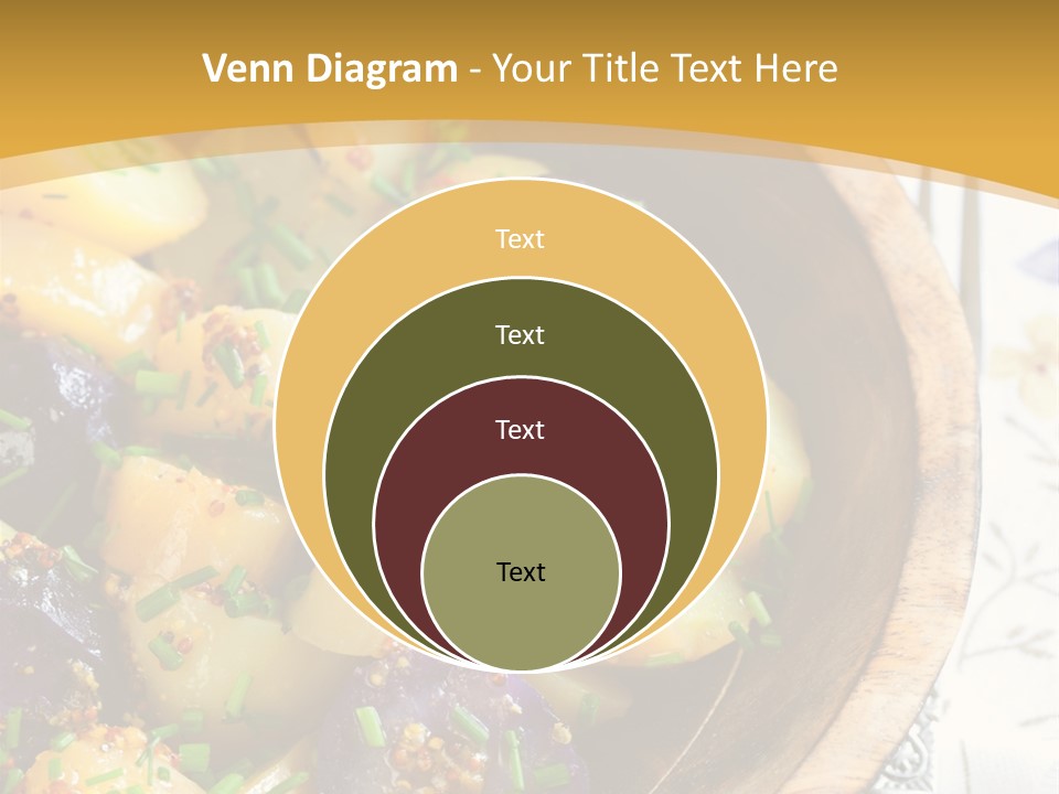 Sauce Vegetarian Variation PowerPoint Template