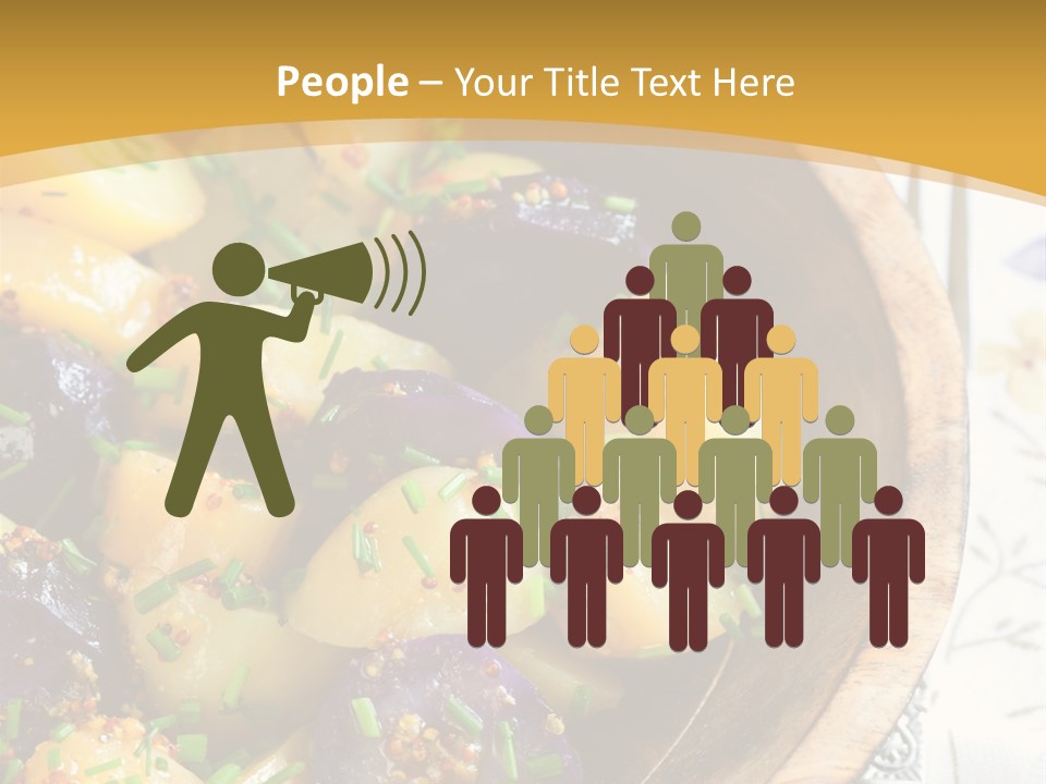 Sauce Vegetarian Variation PowerPoint Template