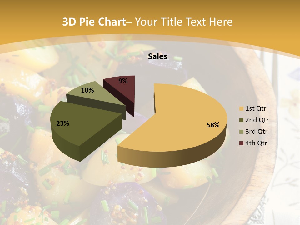 Sauce Vegetarian Variation PowerPoint Template