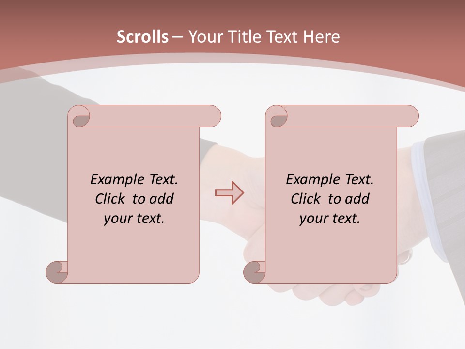 Paper Men Decisions PowerPoint Template
