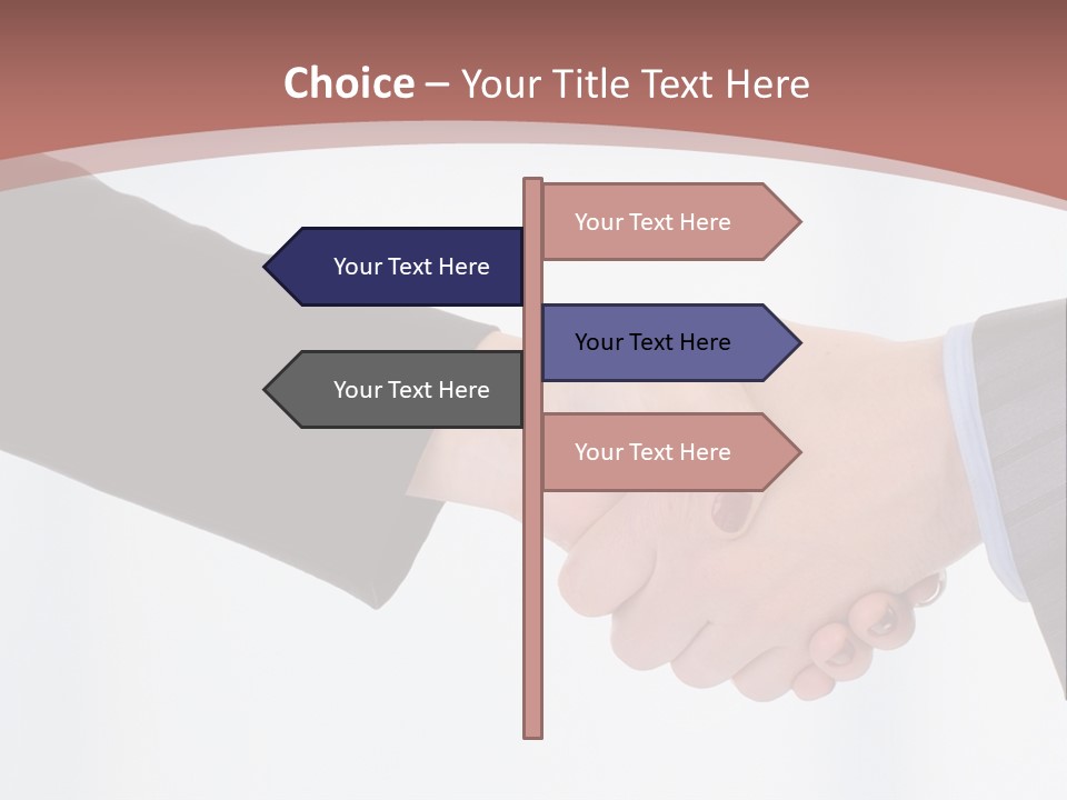 Paper Men Decisions PowerPoint Template