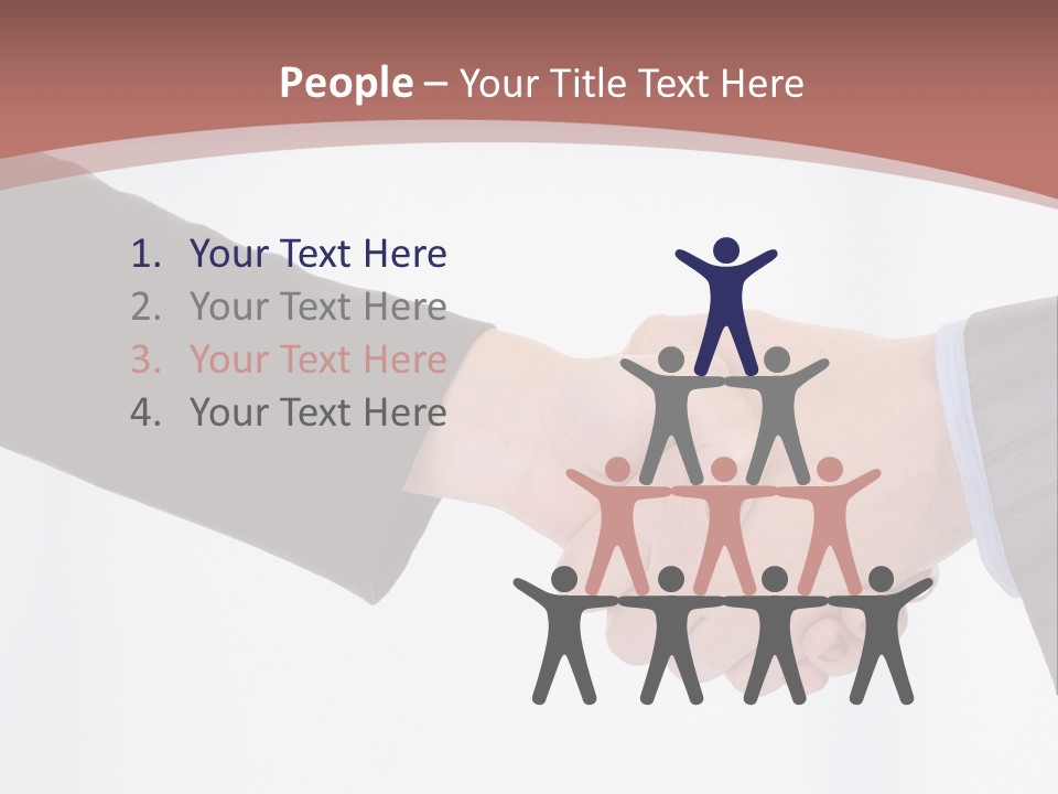 Paper Men Decisions PowerPoint Template