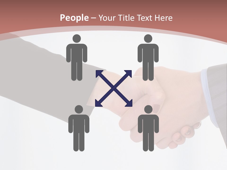 Paper Men Decisions PowerPoint Template