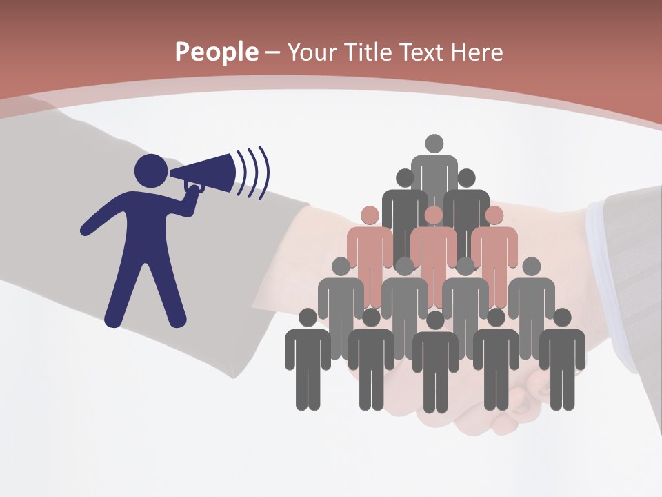 Paper Men Decisions PowerPoint Template