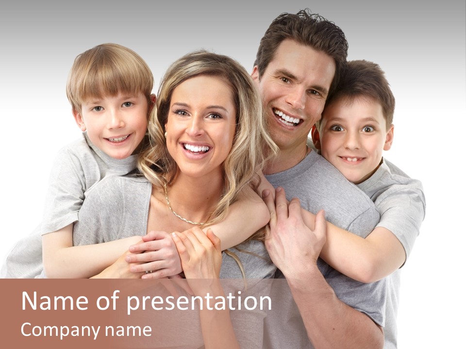 Kid Woman Mom PowerPoint Template