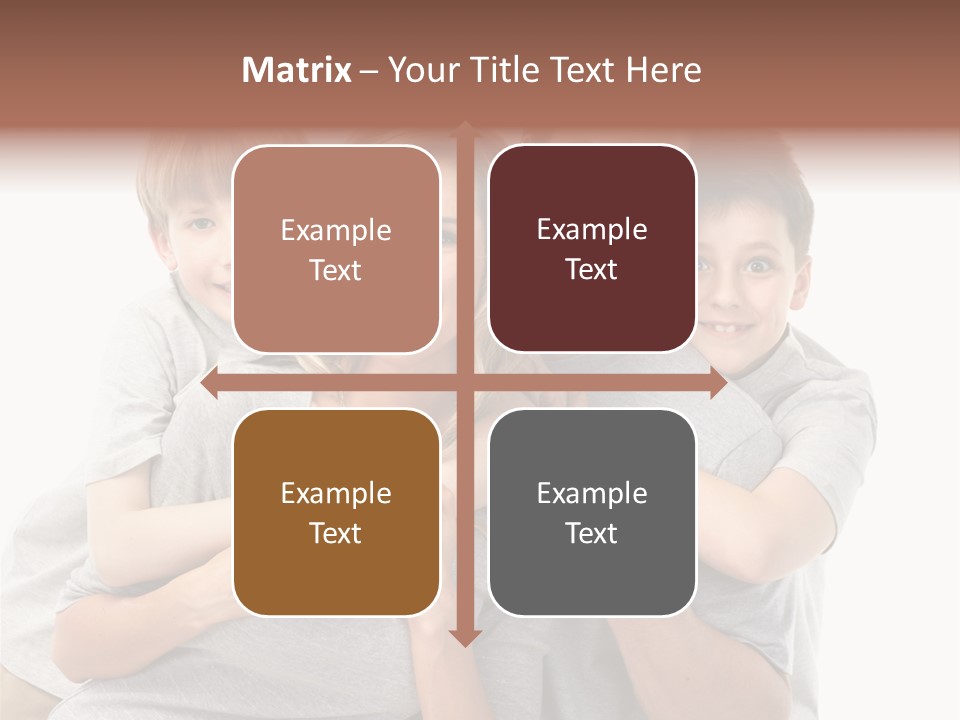 Kid Woman Mom PowerPoint Template