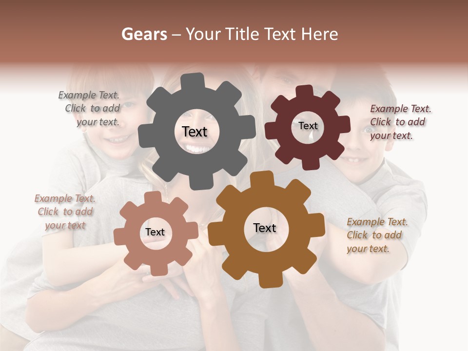 Kid Woman Mom PowerPoint Template