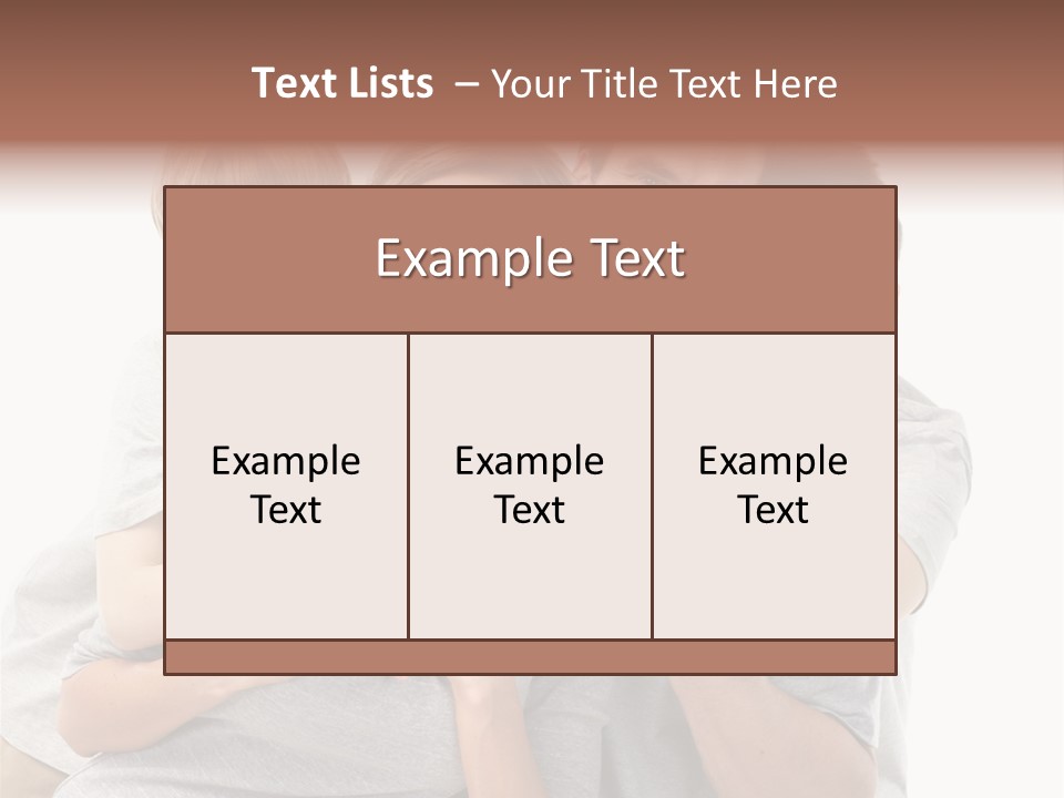 Kid Woman Mom PowerPoint Template