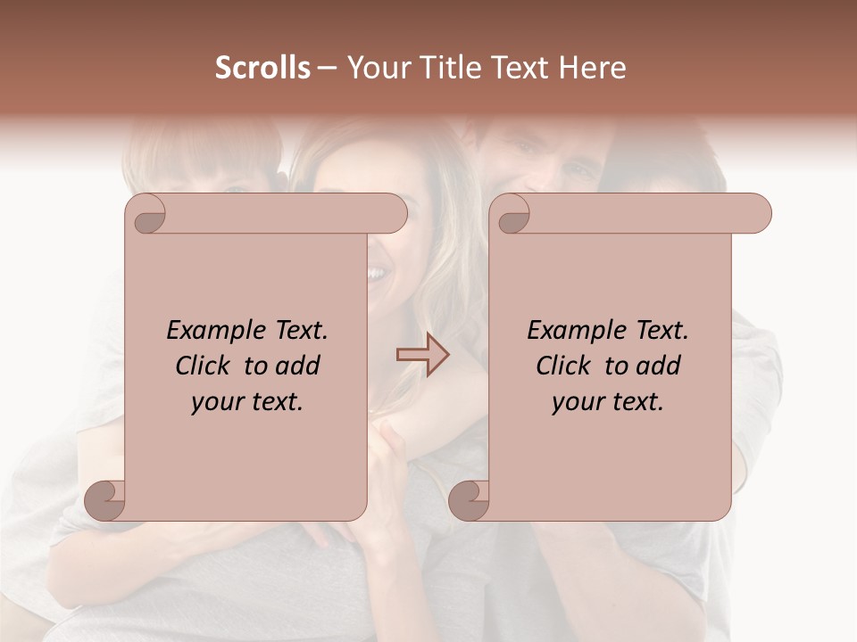 Kid Woman Mom PowerPoint Template