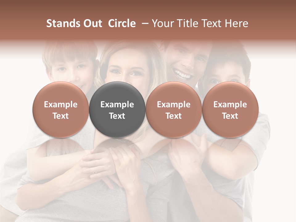 Kid Woman Mom PowerPoint Template