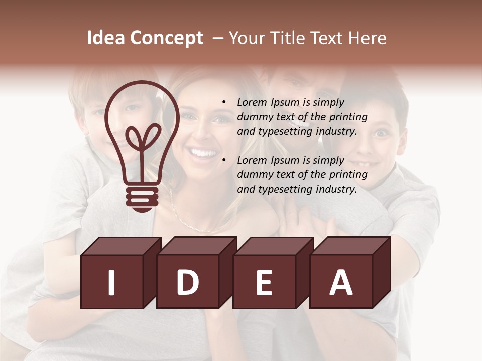 Kid Woman Mom PowerPoint Template