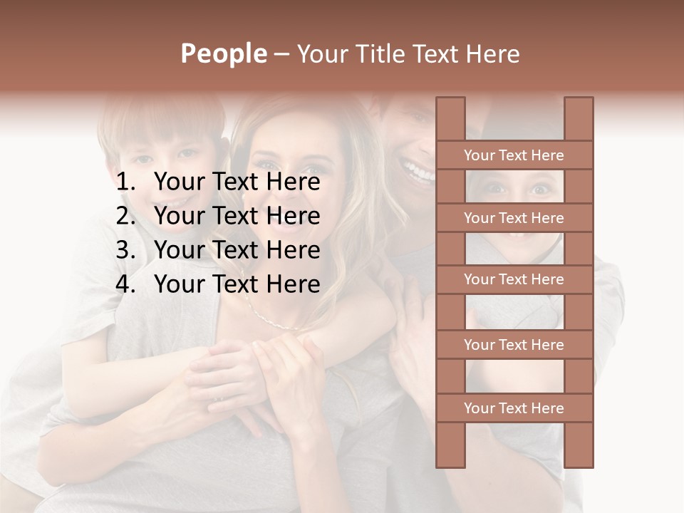 Kid Woman Mom PowerPoint Template