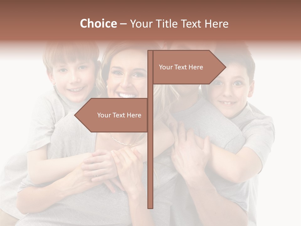 Kid Woman Mom PowerPoint Template