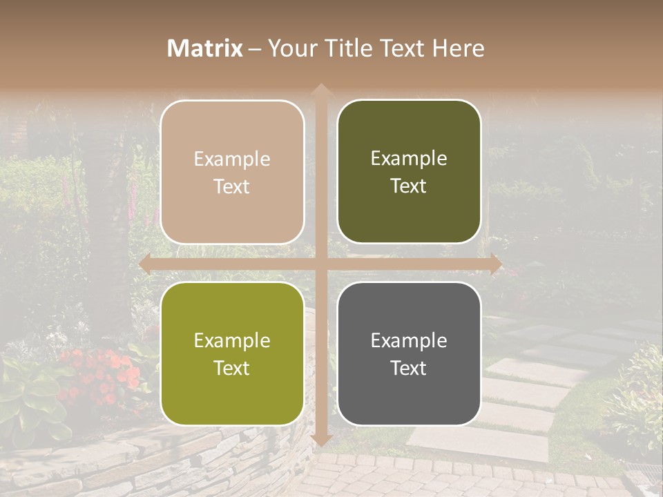 Summer Pathway Green PowerPoint Template