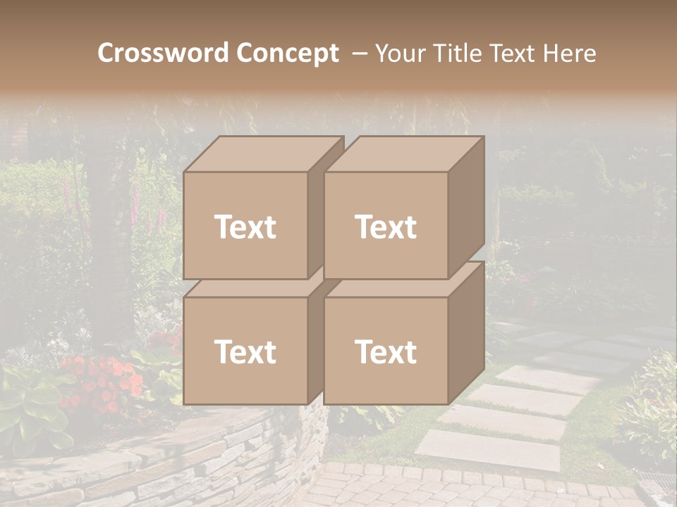 Summer Pathway Green PowerPoint Template