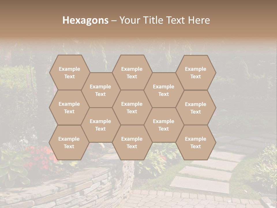 Summer Pathway Green PowerPoint Template