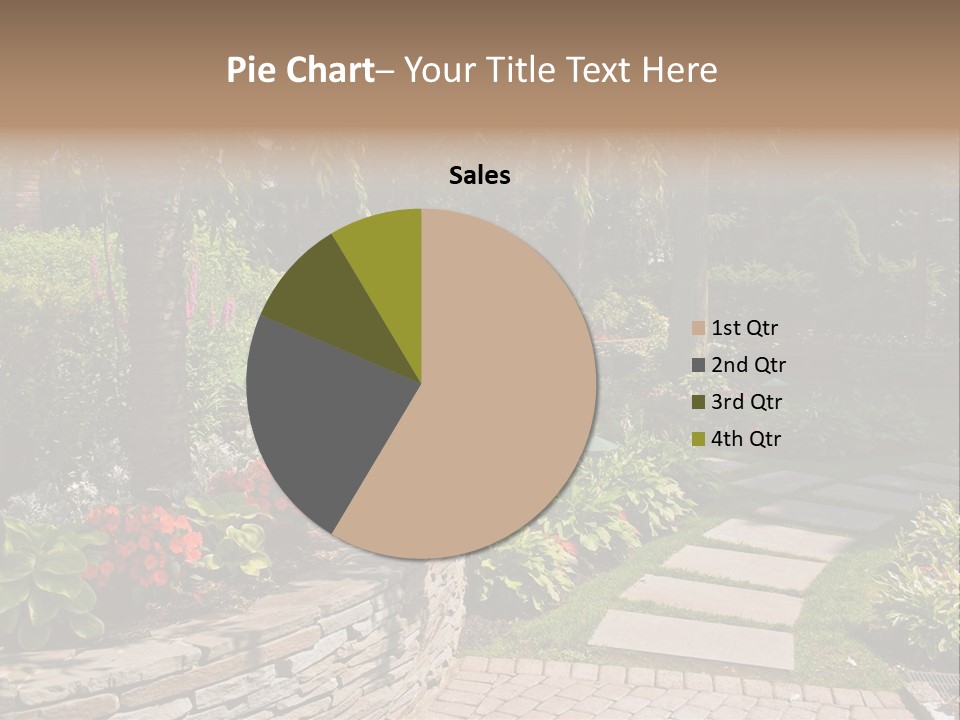 Summer Pathway Green PowerPoint Template