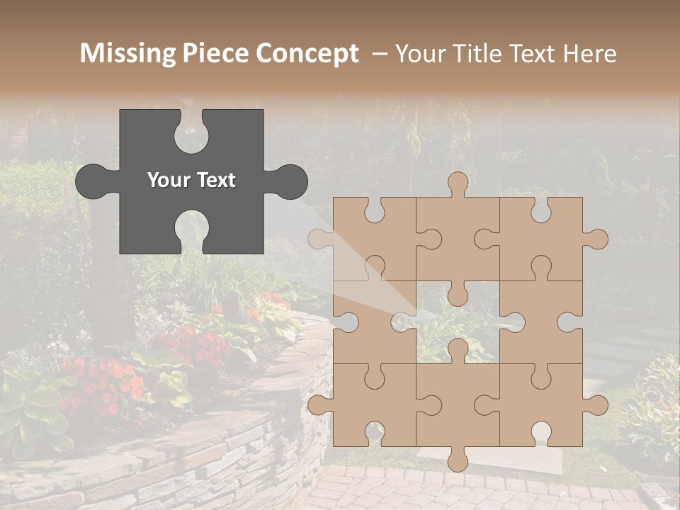 Summer Pathway Green PowerPoint Template