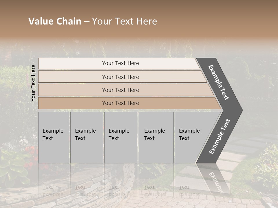 Summer Pathway Green PowerPoint Template