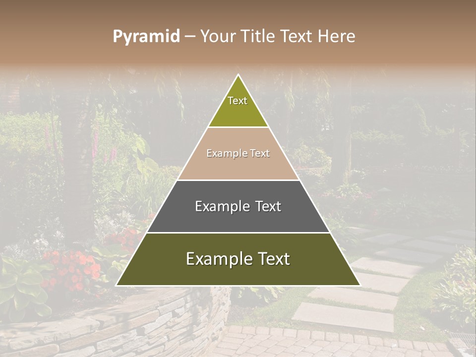 Summer Pathway Green PowerPoint Template