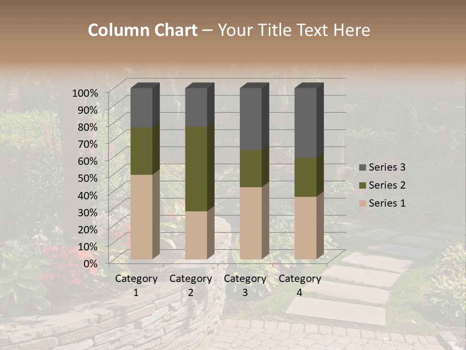 Summer Pathway Green PowerPoint Template