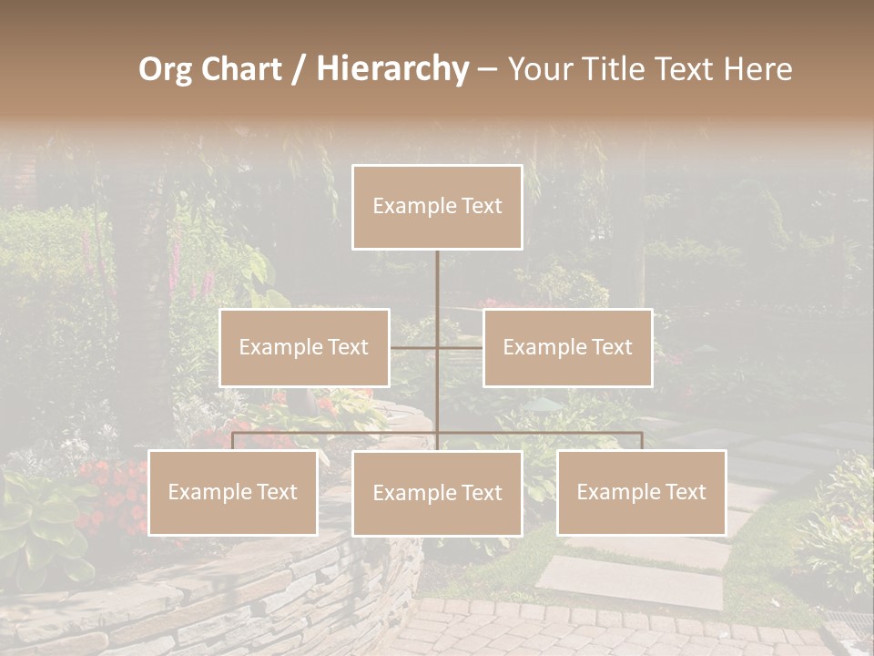 Summer Pathway Green PowerPoint Template