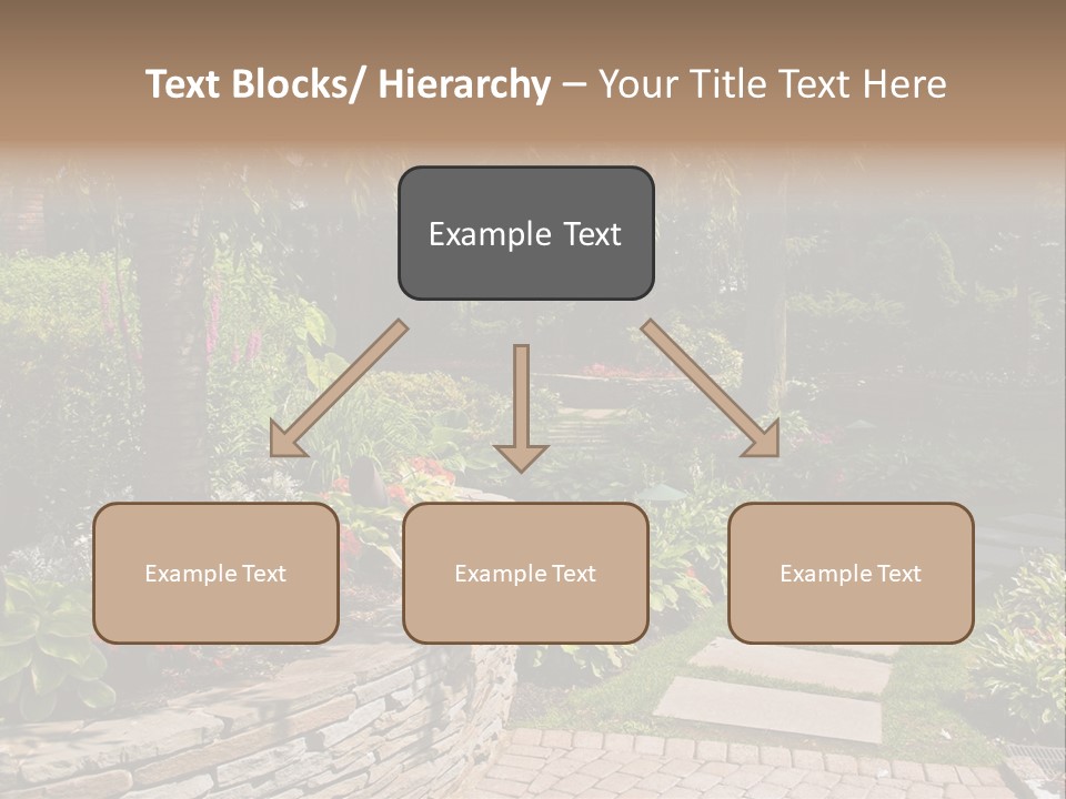 Summer Pathway Green PowerPoint Template