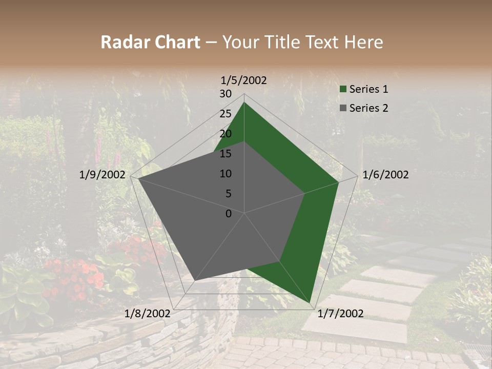 Summer Pathway Green PowerPoint Template