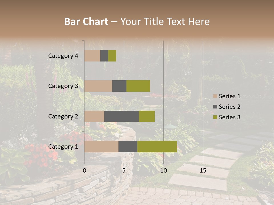 Summer Pathway Green PowerPoint Template