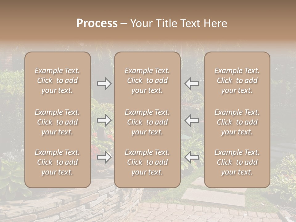 Summer Pathway Green PowerPoint Template