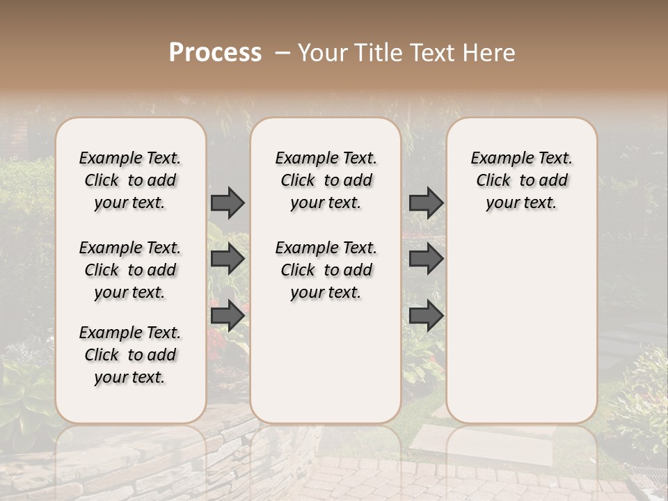 Summer Pathway Green PowerPoint Template