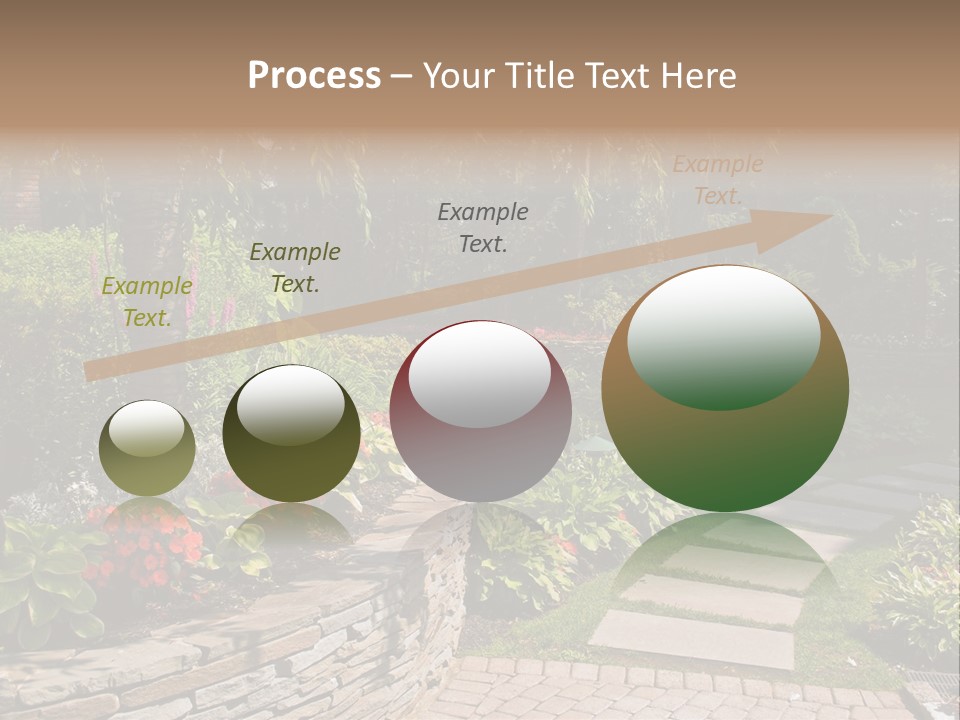 Summer Pathway Green PowerPoint Template