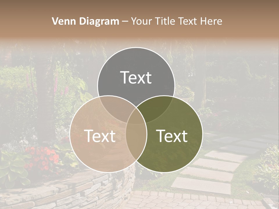 Summer Pathway Green PowerPoint Template