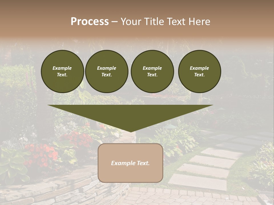 Summer Pathway Green PowerPoint Template