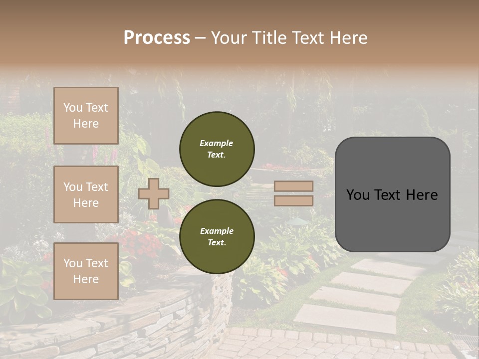 Summer Pathway Green PowerPoint Template