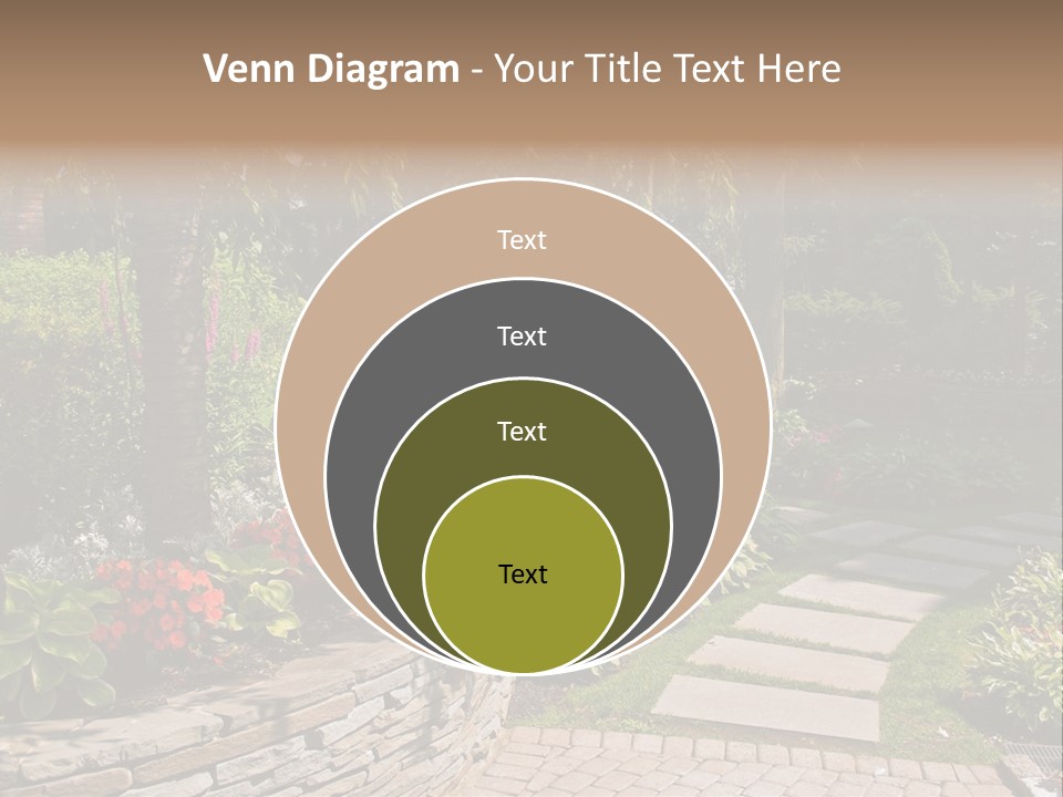 Summer Pathway Green PowerPoint Template